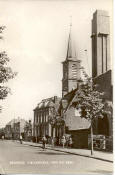 Choorstraat  met RK kerk