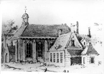 Heidsche kerk pentekening ca 1700
