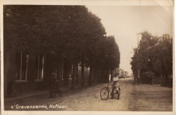 Ansicht ontvangen van Riana Luiks. s-Gravenzande Hoflaan verstuurd 1915