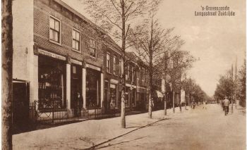 Ansicht ontvangen van Riana Luiks. s-Gravenzande Langestraat verstuurd 1920