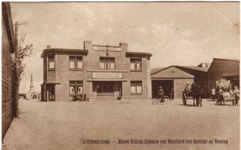 s-Gravenzande veilinggebouw kaart verstuurd 1915